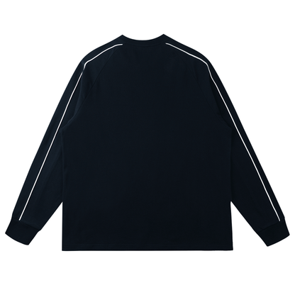 Waran Contrast Panel Raglan Sweatshirt