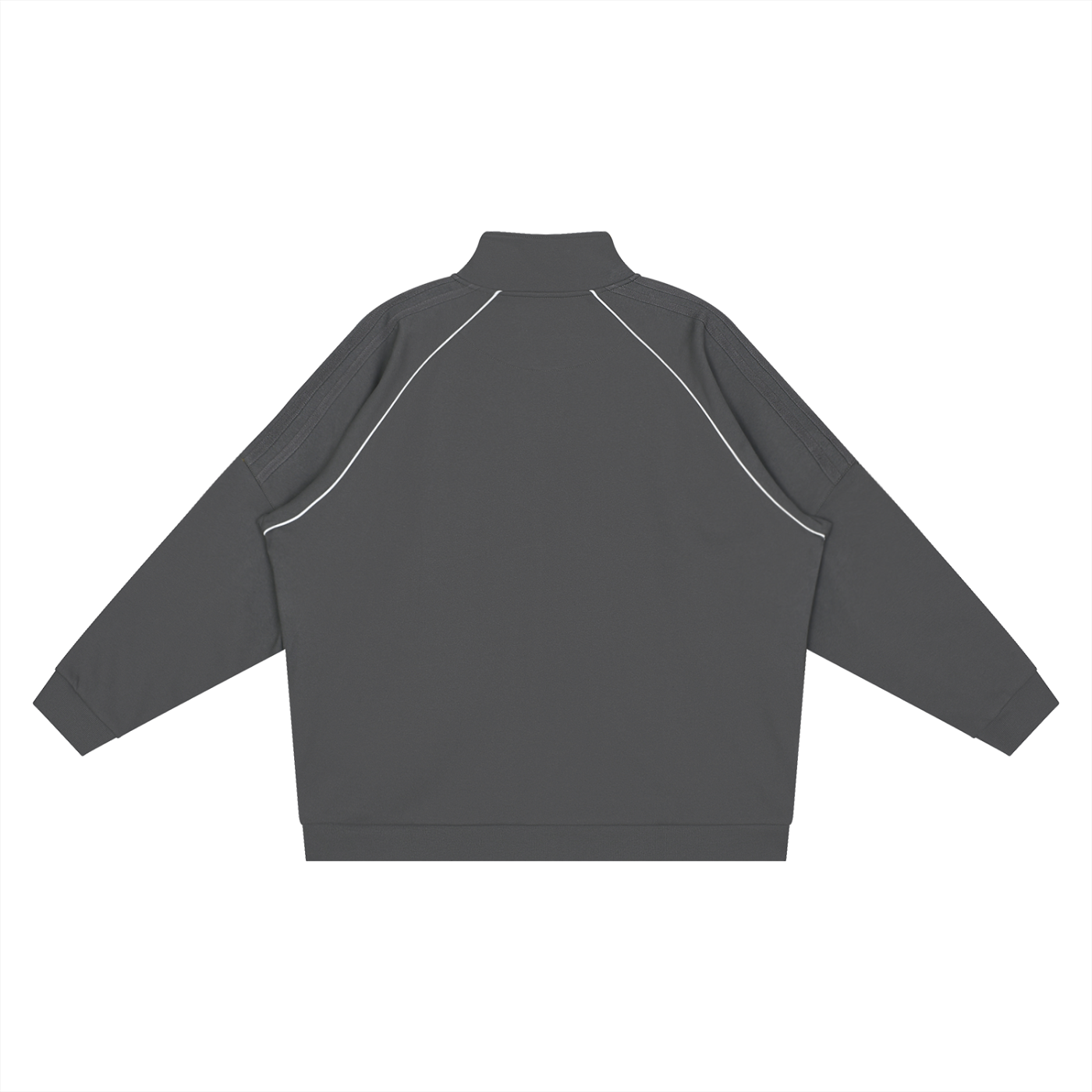 Waran Reflection Striped Raglan Sleeve  Jacket