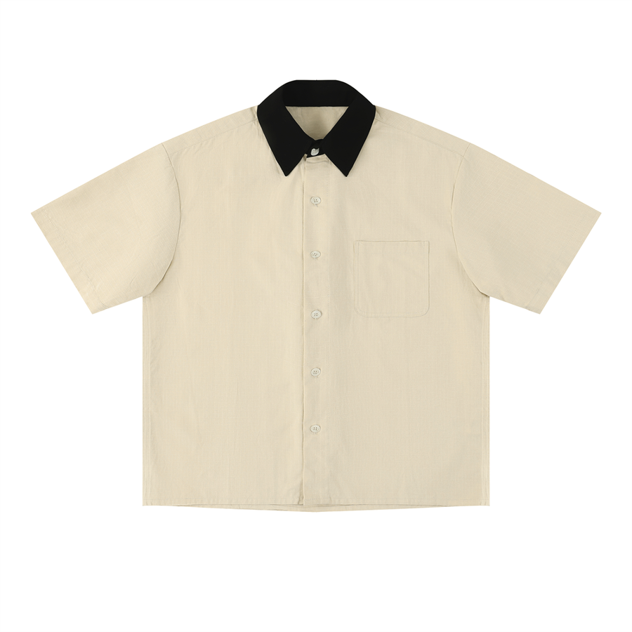 Waran Unisex Color Block Short Sleeve Shirt
