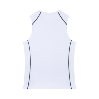 Men's Slim-Fit Topstitch Tank Top