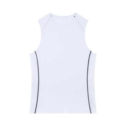 Men's Slim-Fit Topstitch Tank Top