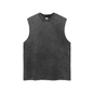 Waran Snow Washed Frayed Hem Tank Top 275GSM