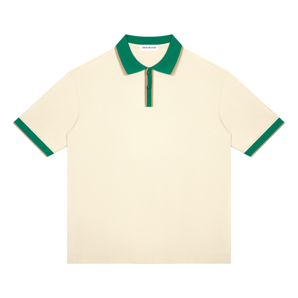 Waran Unisex Color Block Polo Shirt