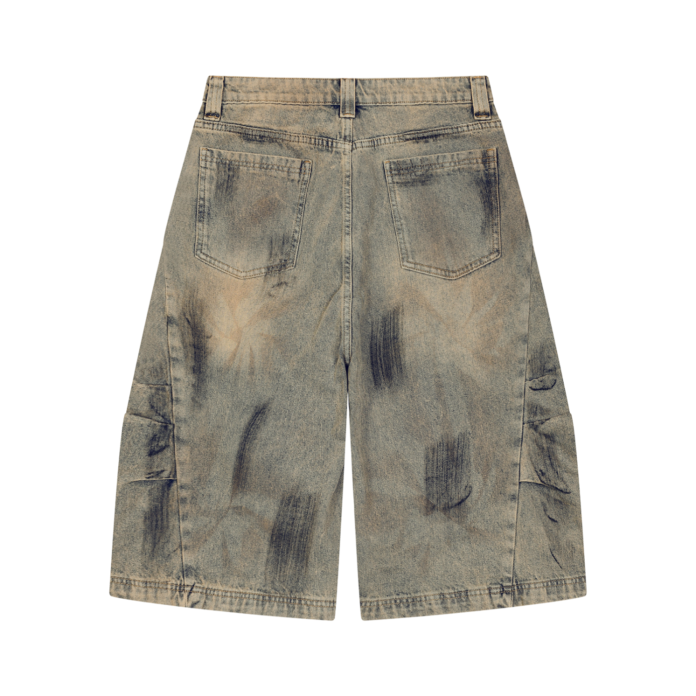 Men’s Vintage Wash Denim Jeans Jorts