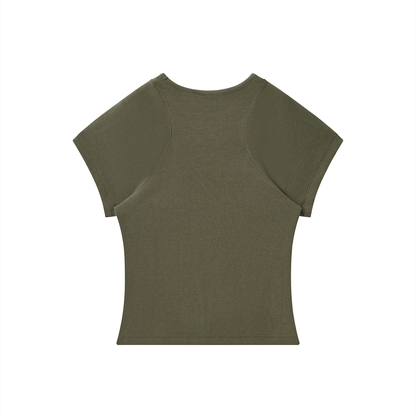 Women’s Slim Fit Paneling T-Shirt