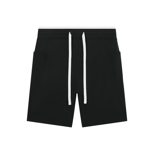 Women's High Rise Color Block Yoga Shorts 250GSM
