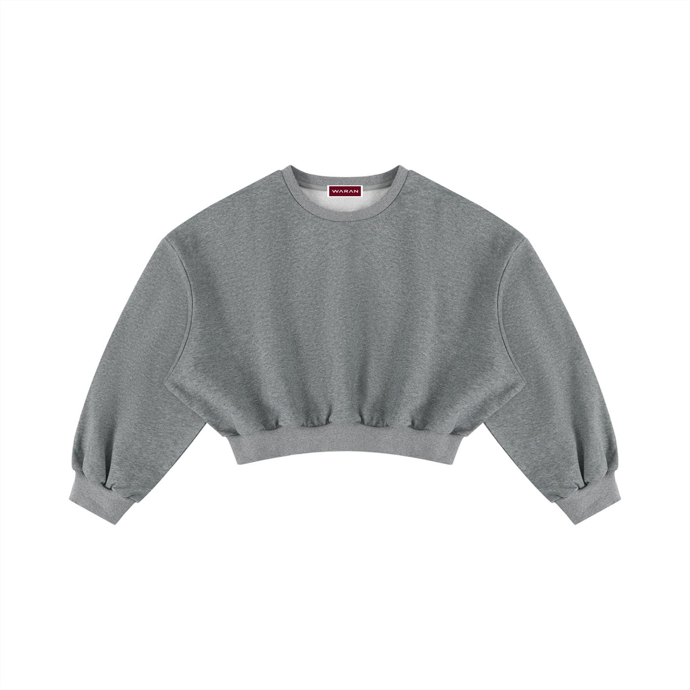Women's Boxy Cropped Crewneck Sweatshirt