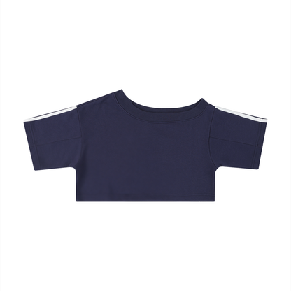 Women's Off-the-Shoulder Crop T-Shirt
