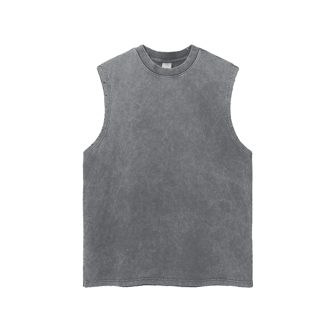 Waran Snow Washed Frayed Hem Tank Top 275GSM