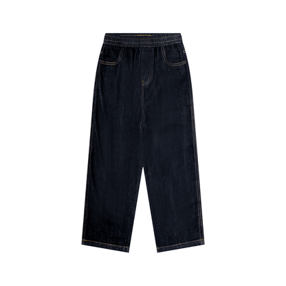 Kid’s Straight Leg Elastic Waist Jeans