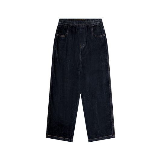 Kid’s Straight Leg Elastic Waist Jeans