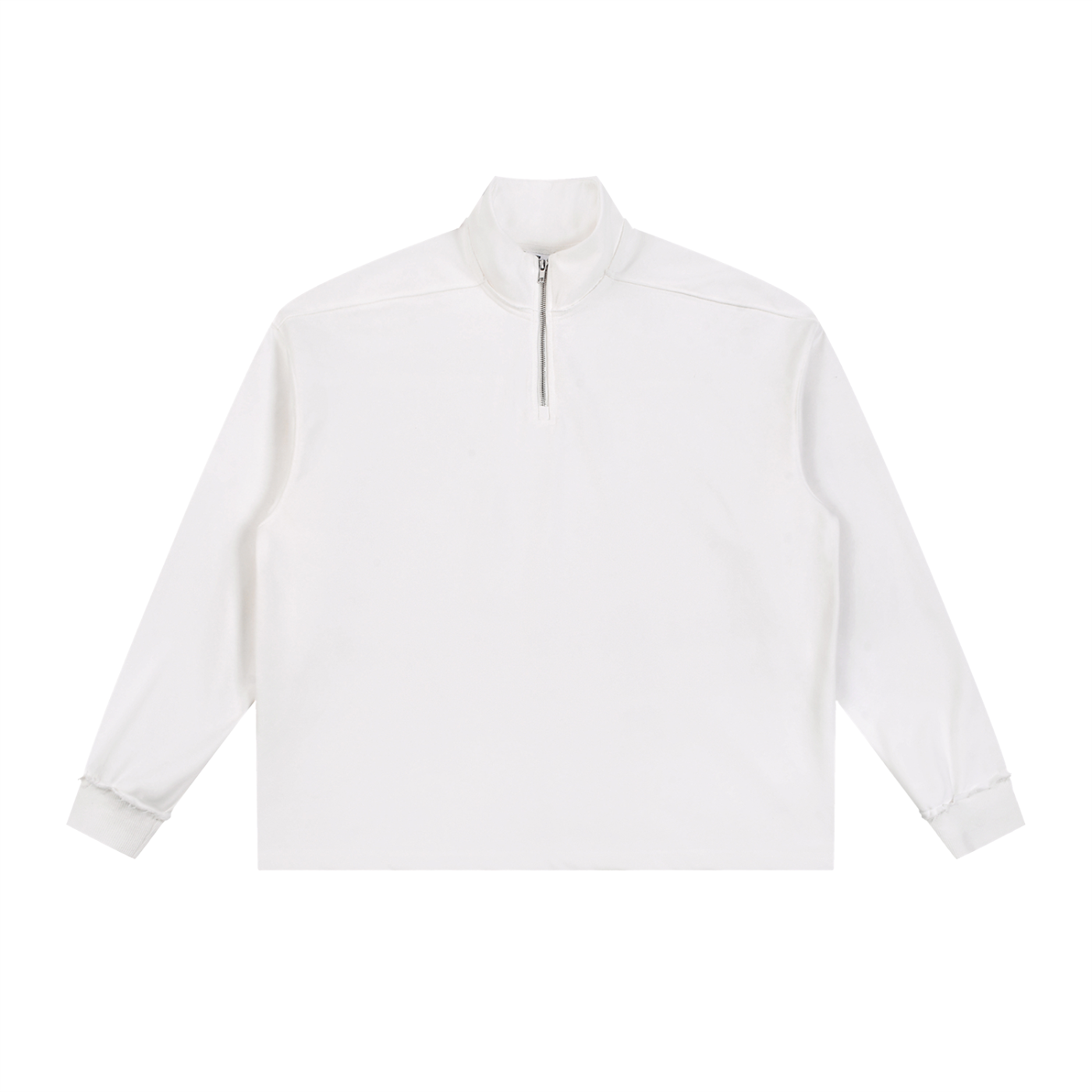 Waran Half-Zip Rolled Edge Fleece Sweatshirt