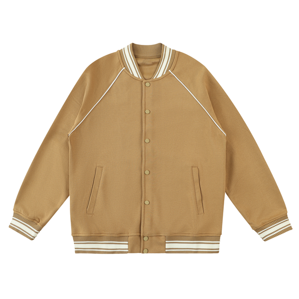 Blouson universitaire Waran à manches raglan et liserés contrastants
