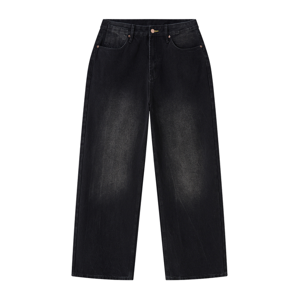 Waran Men’s Vintage Wash Wide Leg Jeans
