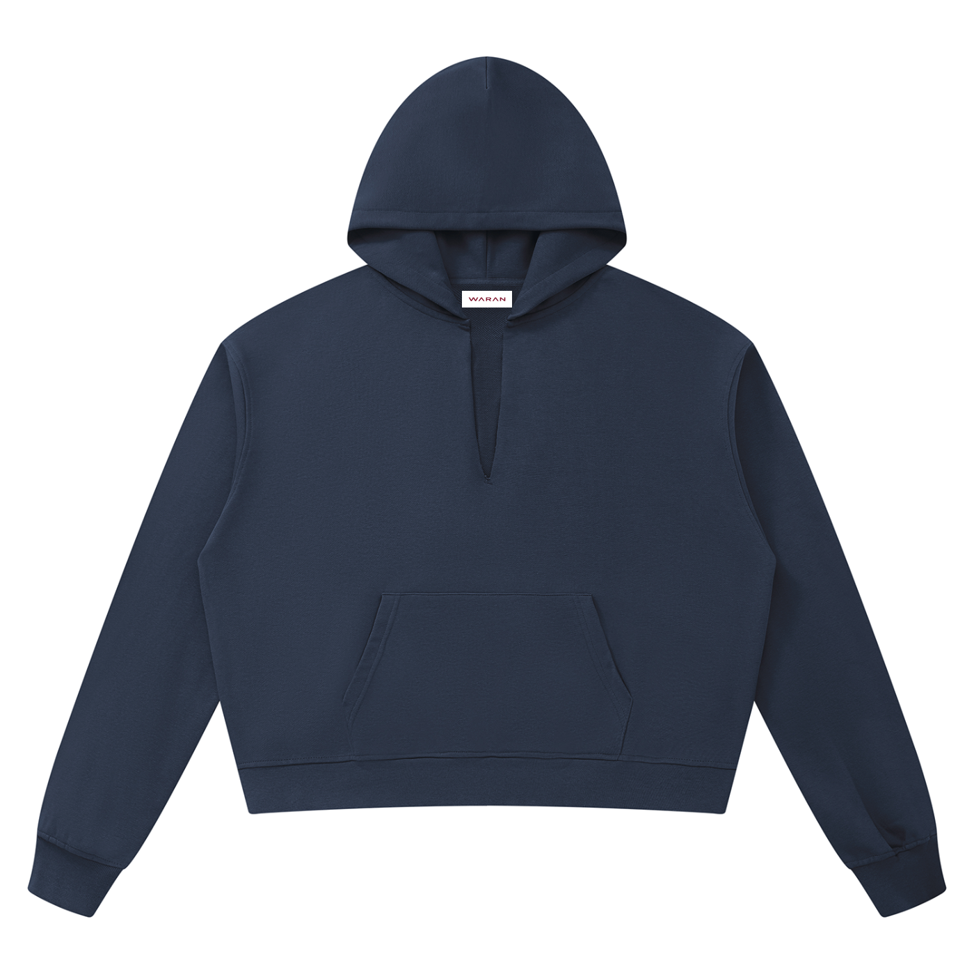Unisex Boxy Raw Edge Hoodie