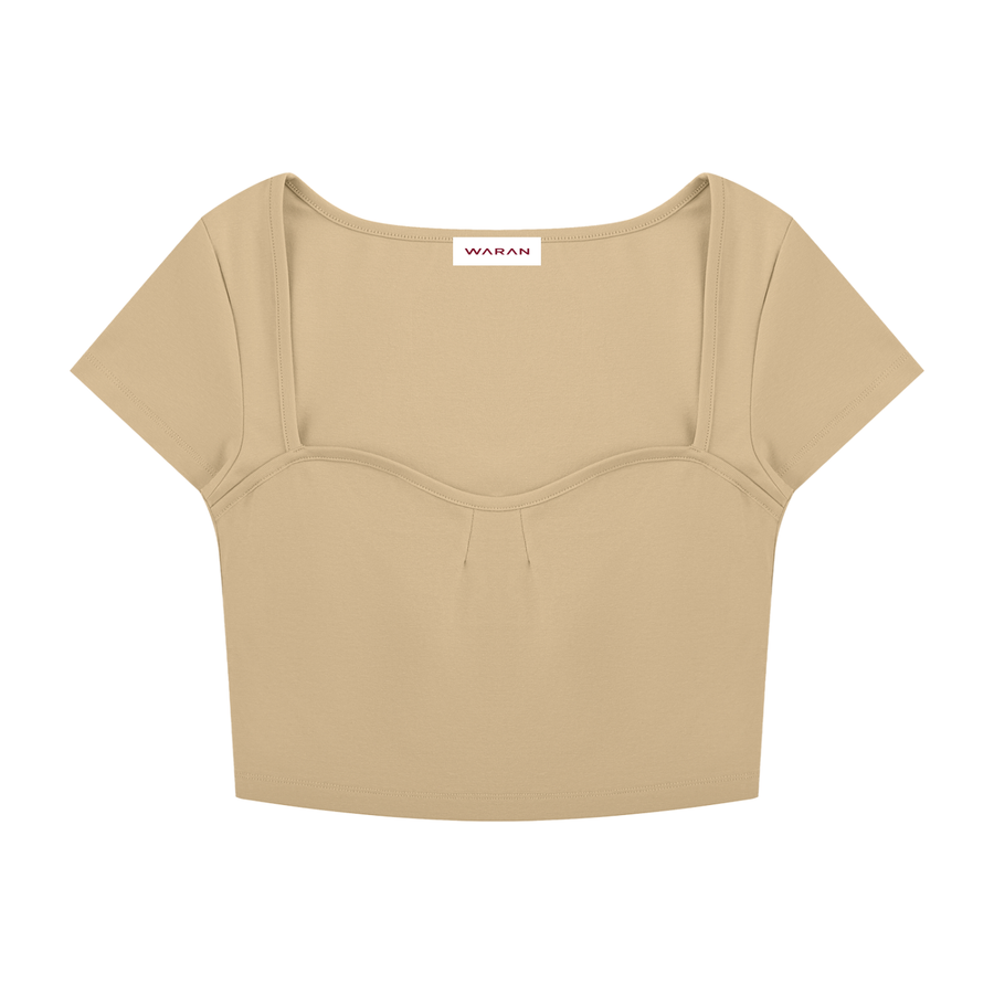 Women's Square Neck Crop T-Shirt