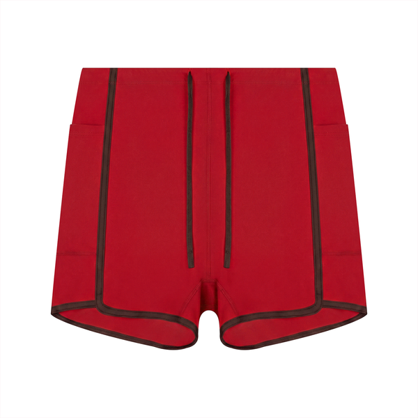 Waran Women’s High Rise Color Block Yoga Shorts