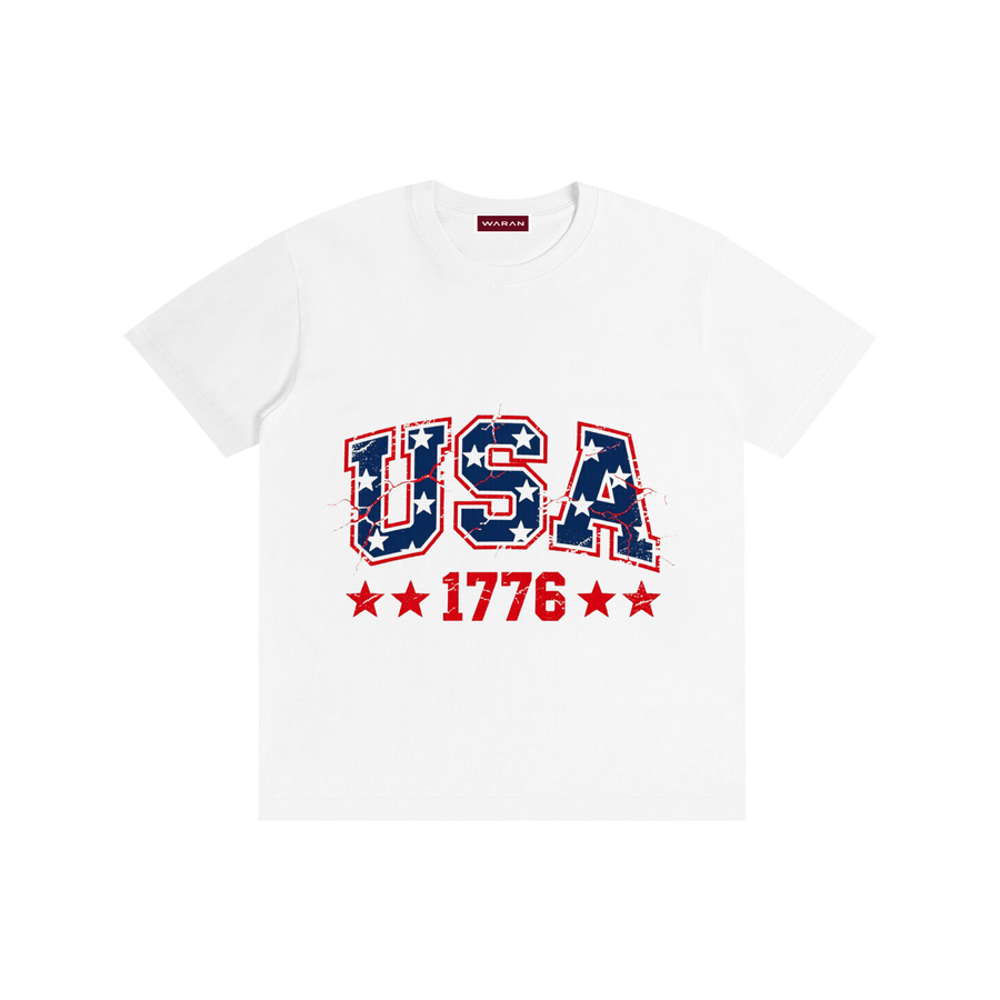 Waran Pure Cotton Unisex T-Shirt | American 250yrs 180GSM