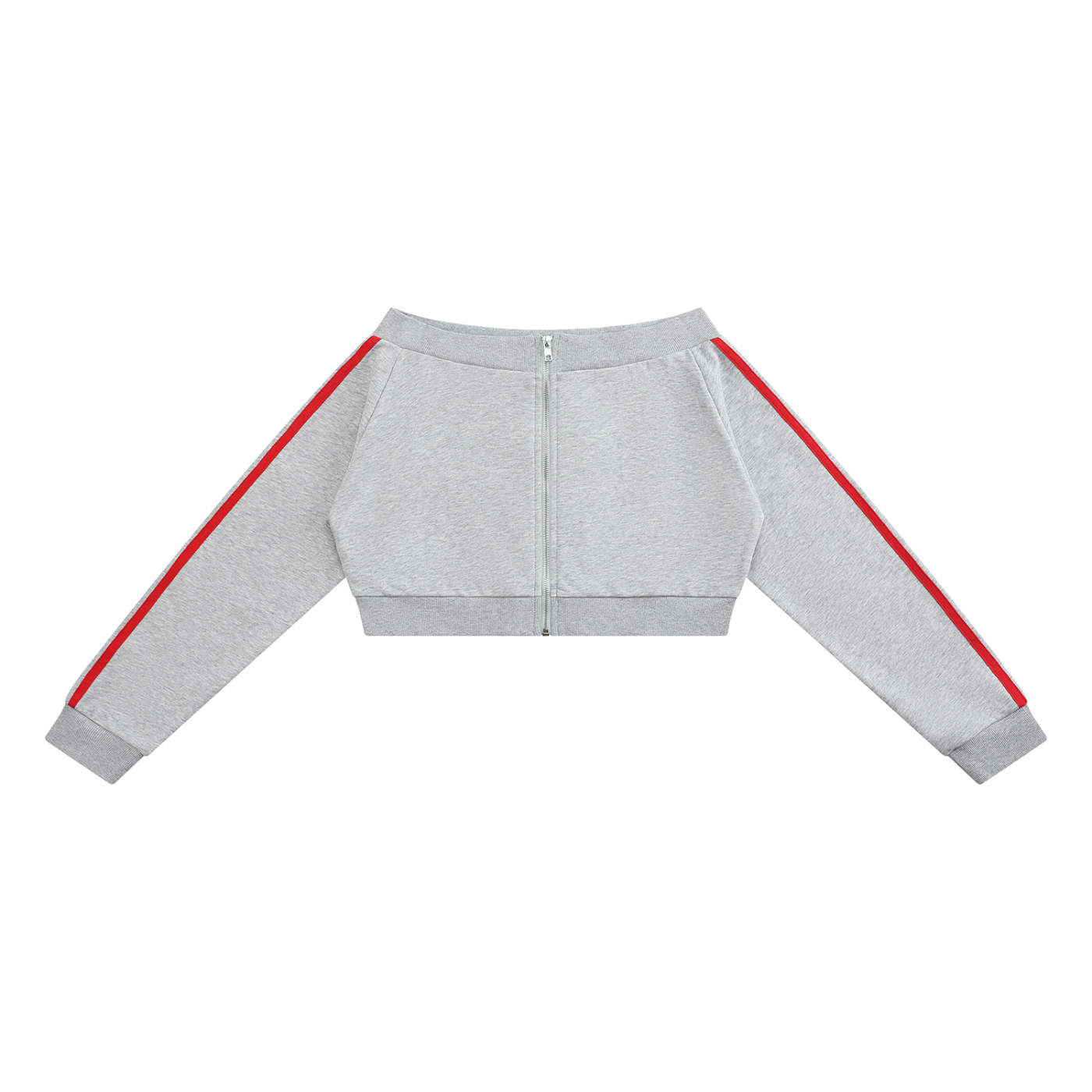 Women's Off-Shoulder Full Zip Hoodie
