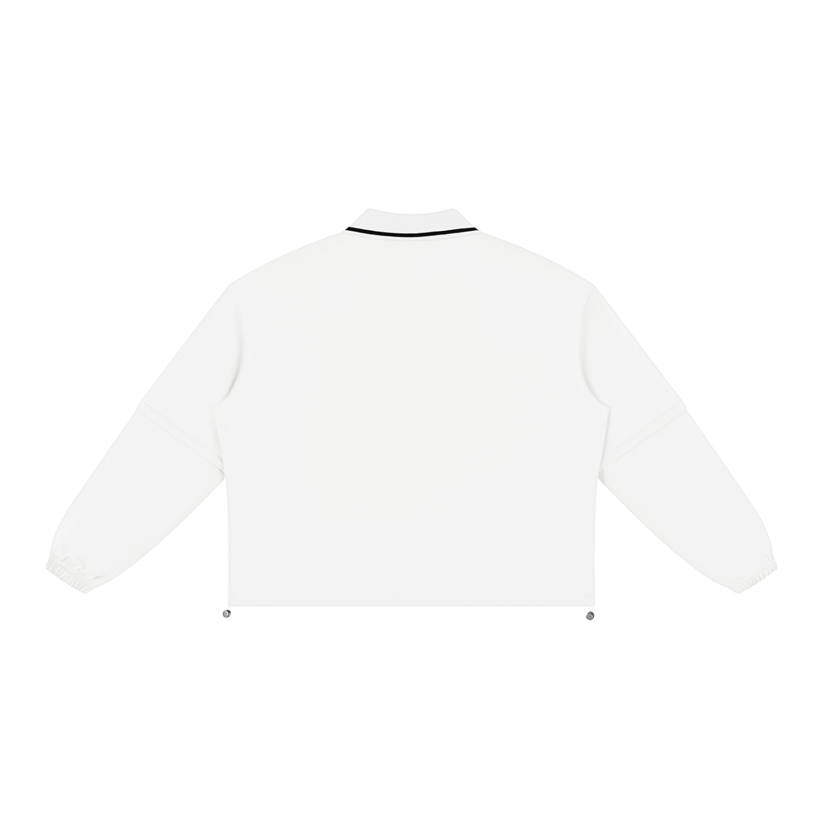 Boxy Collared Detachable Sweatshirt