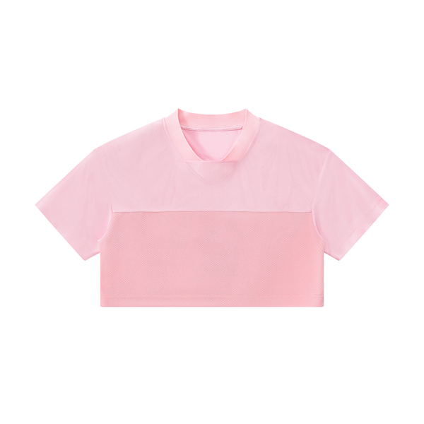 Waran Women’s Cropped Paneled V-Neck Jersey