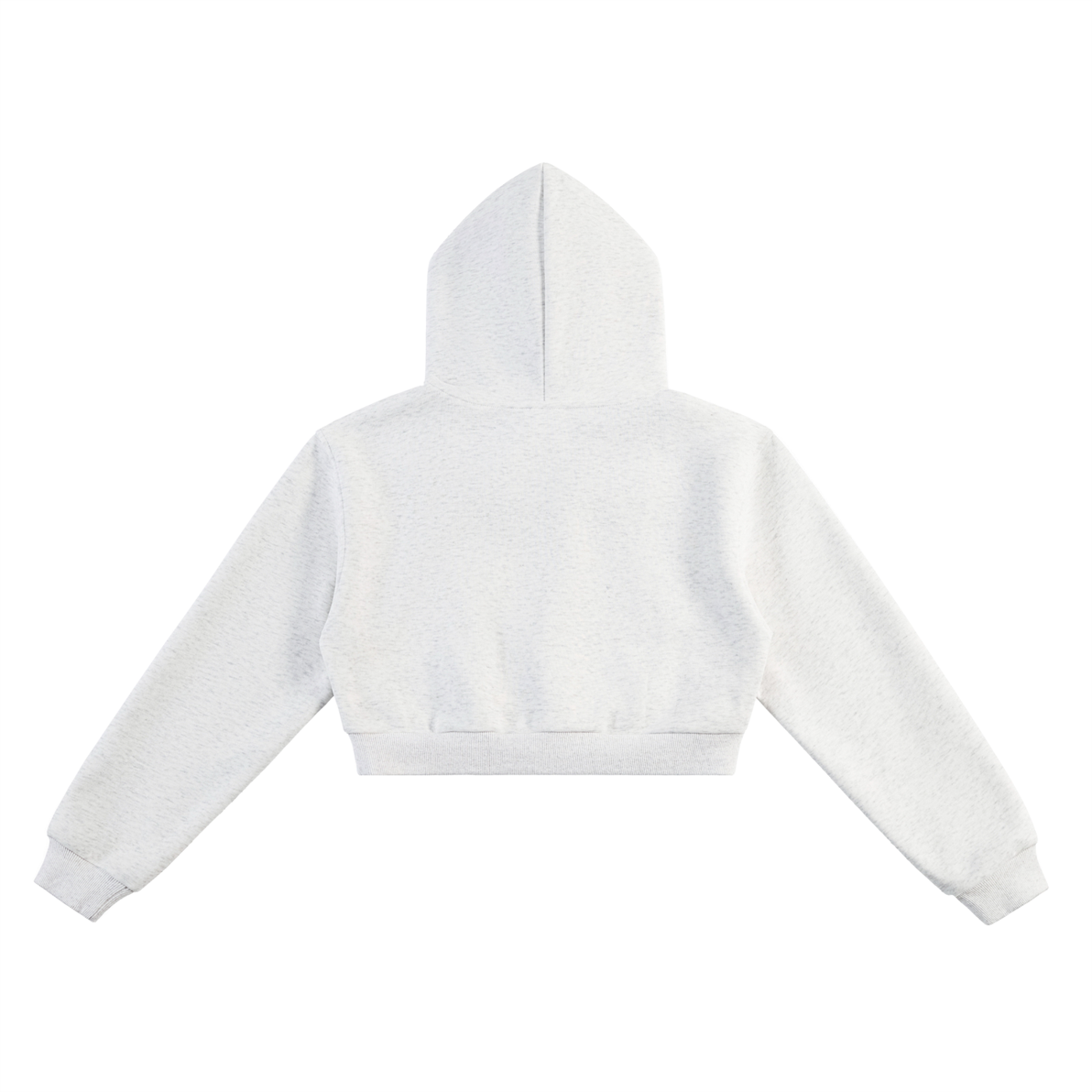 Womens Cropped stringless Hoodie