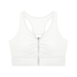 Women’s Cropped Zip Yoga Sports Bra