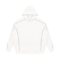 Unisex Oversized Piping Fleece Hoodie