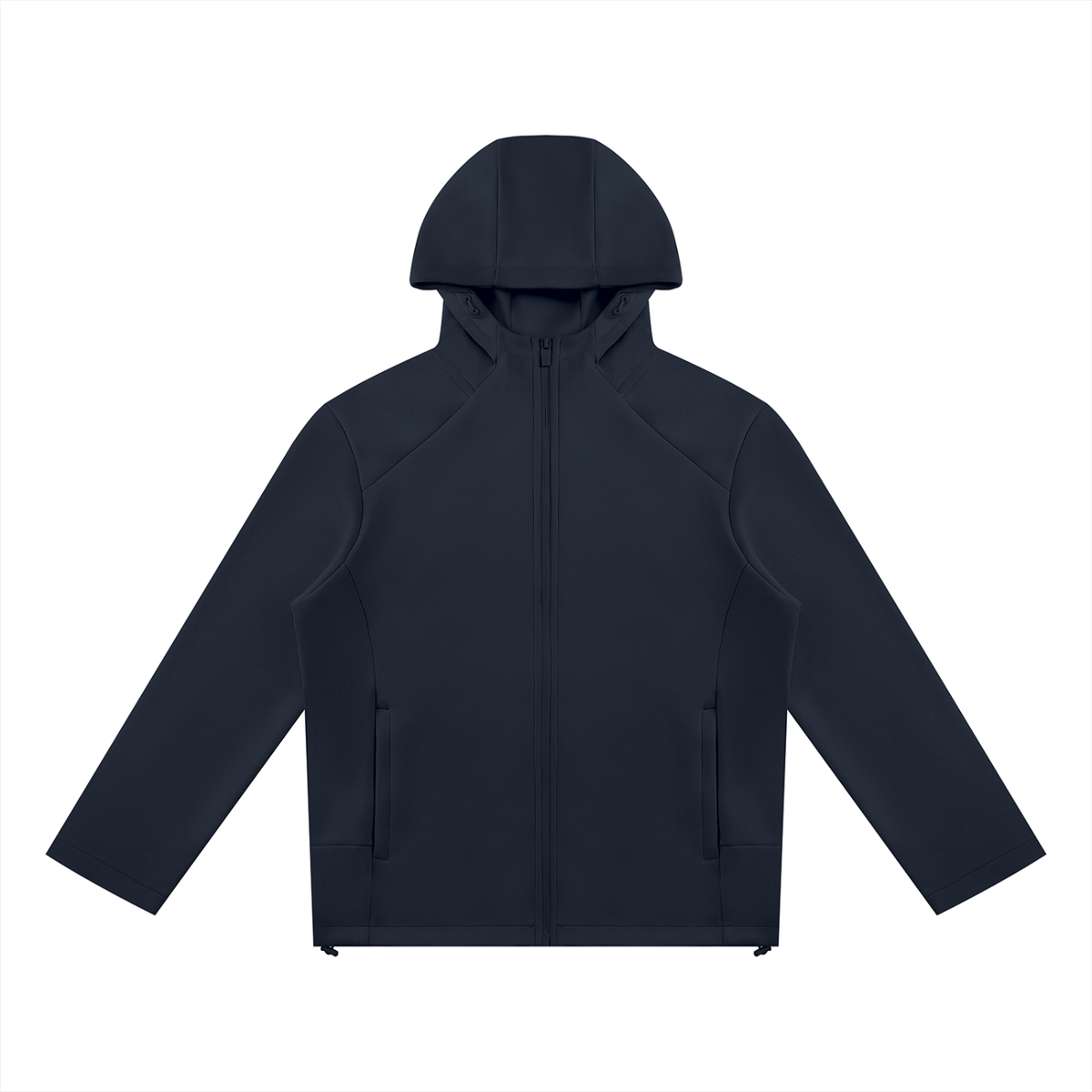 Unisex Paneled Full Zip Hoodie