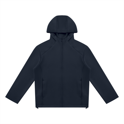 Unisex Paneled Full Zip Hoodie