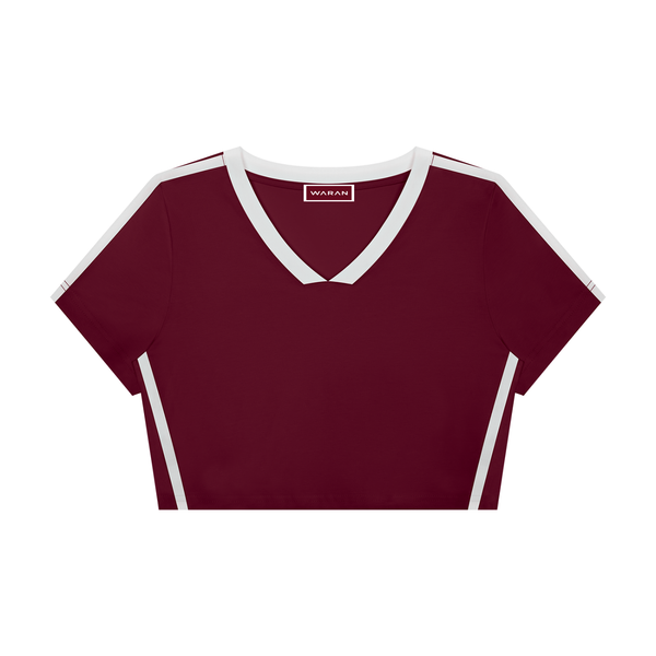 Waran Women’s Slim Fit Color Block T-Shirt