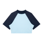 Women’s Color Block Raglan Crop T-Shirt
