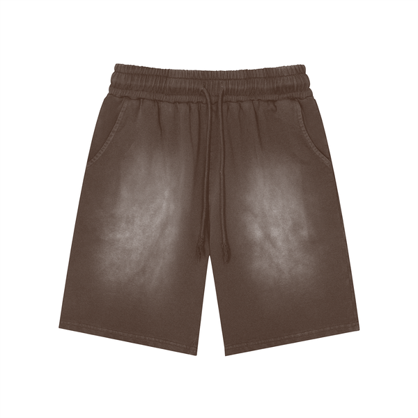 Waran Rectangle Patch Monkey Washed Shorts