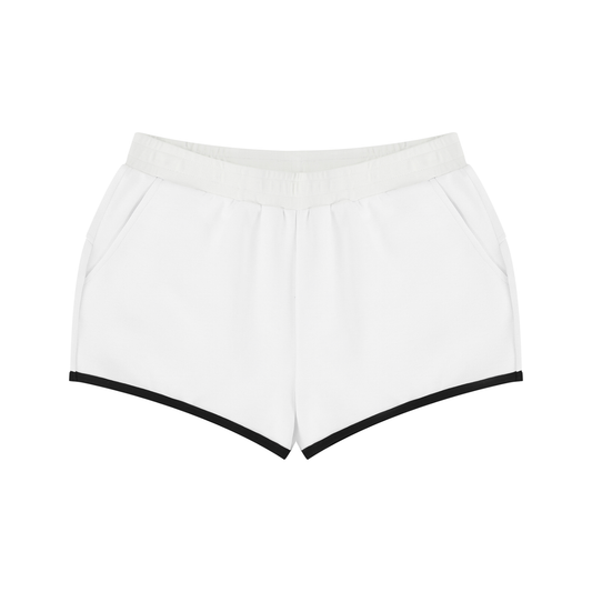 Women's Retro Contrast Binding Shorts