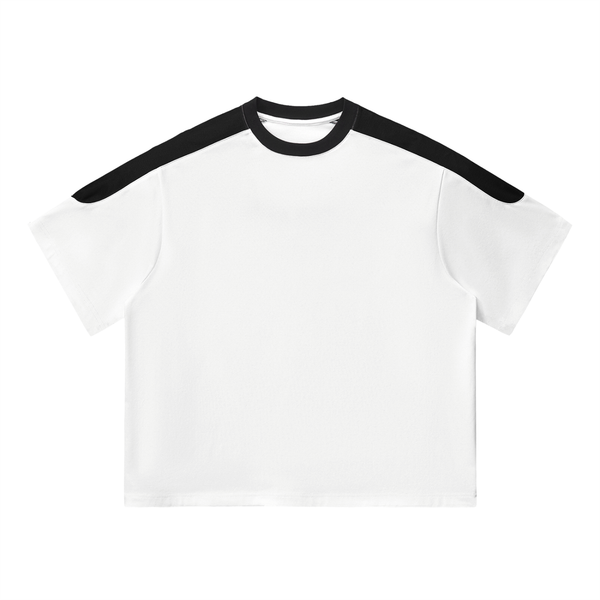 Waran Unisex Color Block Oversized T-Shirt