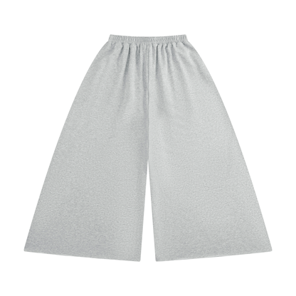 Women's Raw Edge Wide Leg Sweatpants