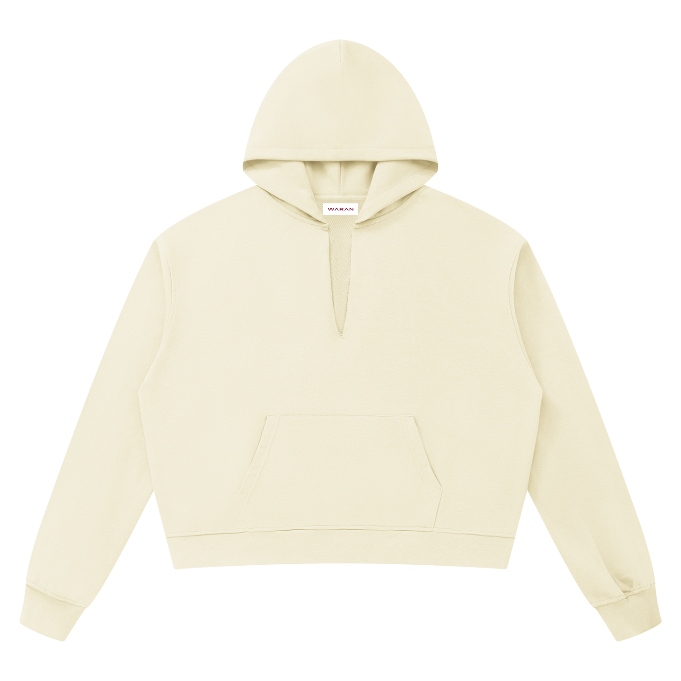 Unisex Boxy Raw Edge Hoodie