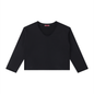 Women's Raw Hem Long Sleeve T-Shirt