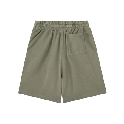 Vintage Wash Cotton Shorts
