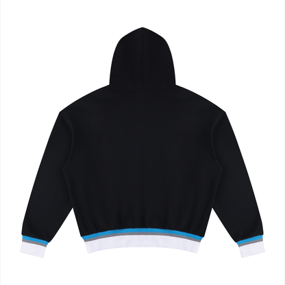 Unisex Oversized Color Block Boxy Hoodie