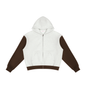 Unisex Color Block Fleece Full Zip Hoodie
