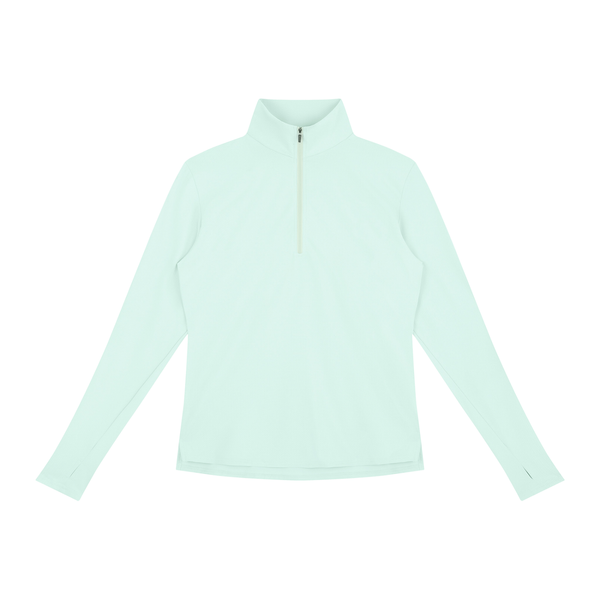 Pull de yoga zippé quart pour femme