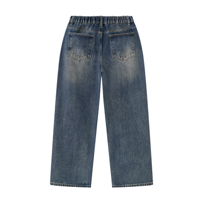 Men's Vintage Wash Denim Jeans