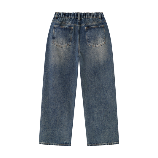 Men's Vintage Wash Denim Jeans