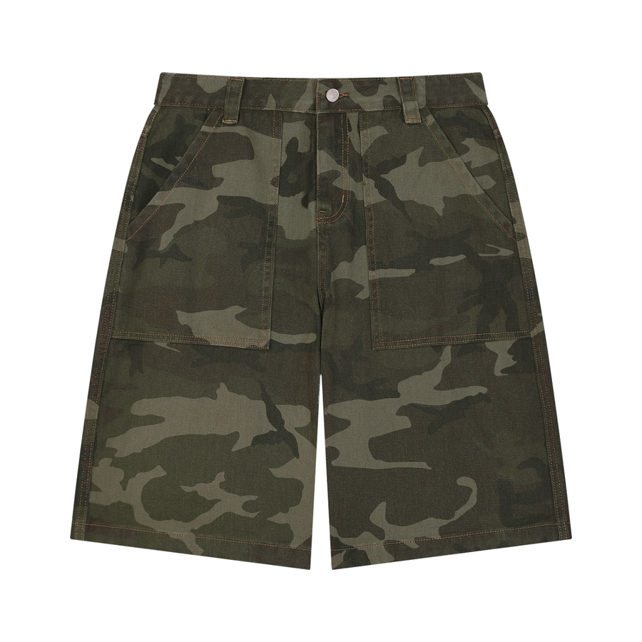 Waran Men’s Wide Leg Camo Shorts