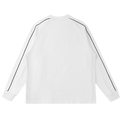 Waran Contrast Panel Raglan Sweatshirt