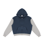 Unisex Color Block Fleece Full Zip Hoodie