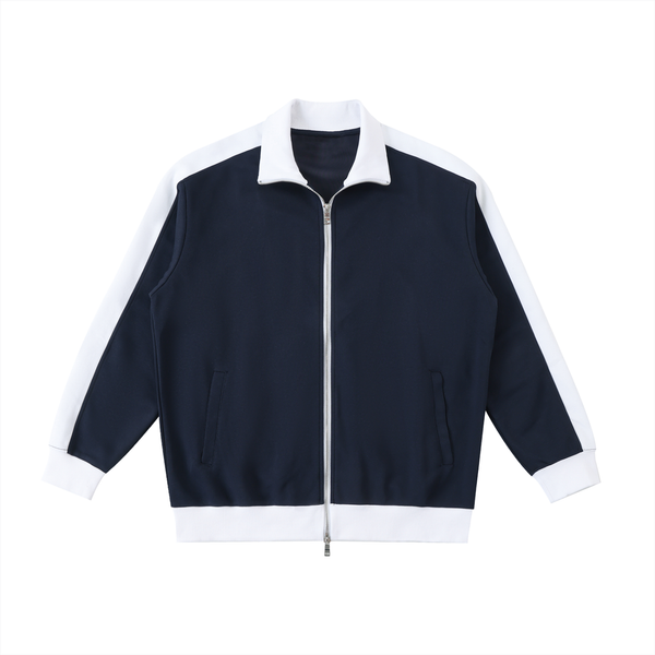 Waran Contrast Trim Stand Collar Jacket
