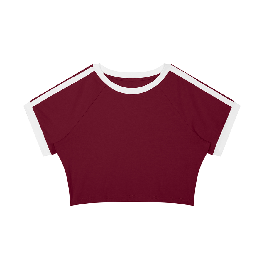 Waran Women’s Raglan Crop T-Shirt