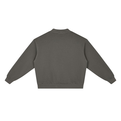 Vintage Wash Fleece Quarter Zip Sweatshirt